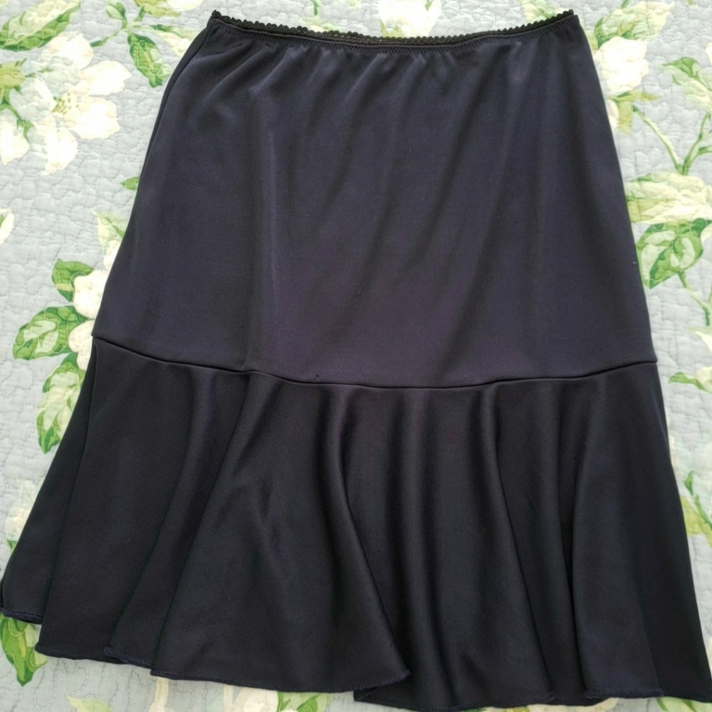 Navy blue Half Slip Small EUC